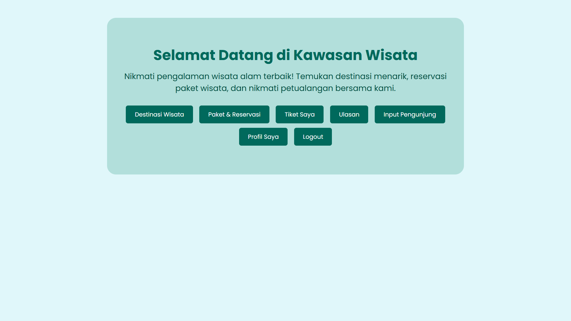 Reservasi Wisata